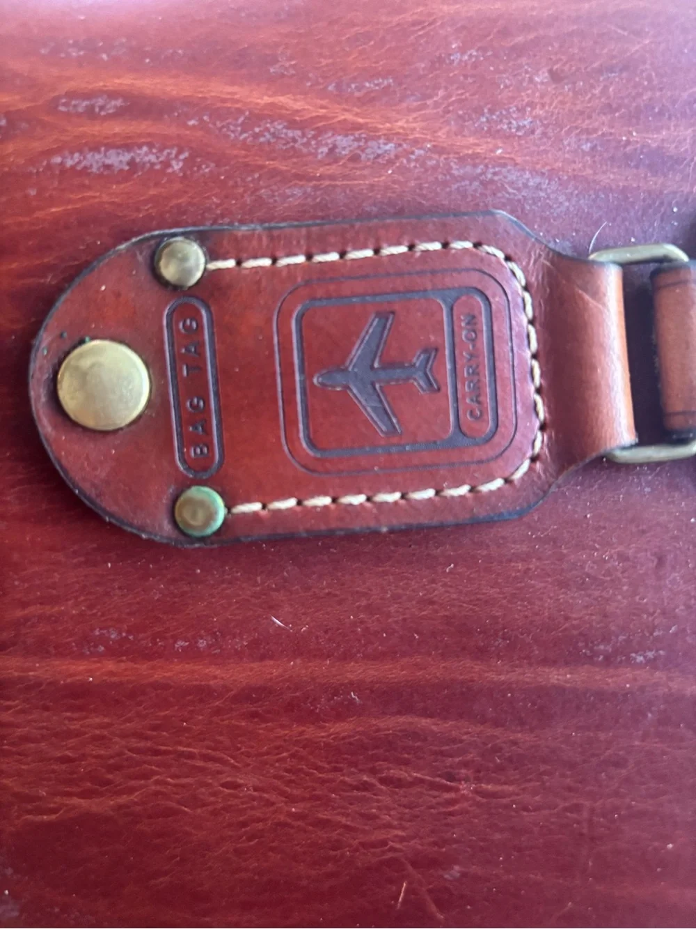 Moose Leather Luggage Bag w/ accessories